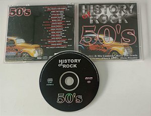 Cd History Of Rock / 50''s Interprete Vários Artistas (2001) [usado]