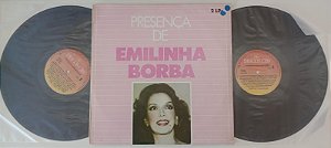 Disco de Vinil Presença de Emilinha Borba [lp Duplo] Interprete Emilinha Borba [usado]