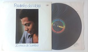 Disco de Vinil 20 Anos da Samba [1989] - Paulinho da Viola Interprete Paulinho da Viola (1989) [usado]