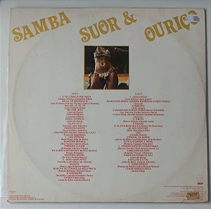 Disco de Vinil Samba, Suor e Ouriço Vol. 6 [36 Sucessos de Carnaval] Interprete Vários Artistas (1983) [usado]