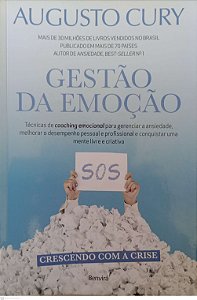 Livro Gestão de Emoção Autor Cury, Augusto (2015) [usado]