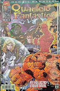 Gibi Quarteto Fantástico #6 - Heróis Renascem Autor (1999) [usado]