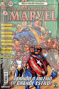 Gibi Grandes Heróis Marvel #6 - Super-heróis Premium Autor (2001) [usado]