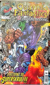 Gibi Quarteto Fantástico e Capitão Marvel #3 Autor (2002) [usado]