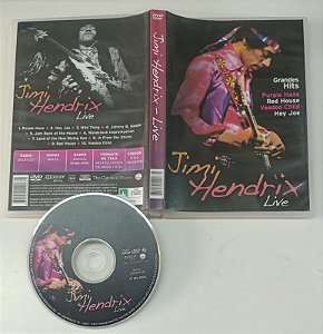 Dvd Jimi Hendrix - Live Editora [seminovo]