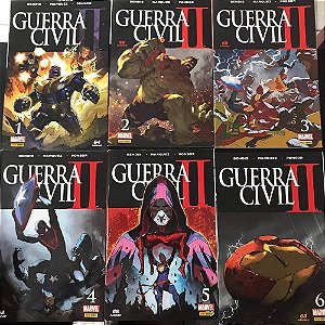 Gibi Guerra Civil Ii - Mini-série Completa em 6 Edições Autor [seminovo]