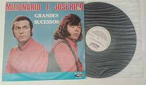 Disco de Vinil Grandes Sucessos [1981] Milionário e José Rico Interprete Milionário e José Rico (1981) [usado]