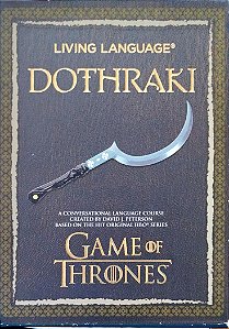 Livro Dothraki - Living Language Autor Peterson, David J. (2014) [seminovo]
