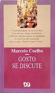 Livro Gosto Se Discute Autor Coelho, Marcelo (1994) [usado]