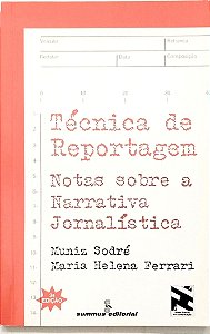 Livro Técnica de Reportagem Autor Sodré, Muniz (1986) [usado]