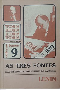Livro as Três Fontes e as Três Partes Constitutivas do Marxismo Autor Lênin, Vladimir (1980) [usado]