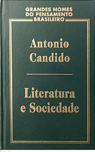 Livro Literatura e Sociedade Autor Candido, Antonio (2000) [usado]
