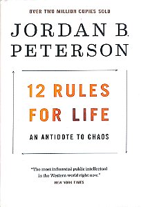 Livro 12 Rules For Life Autor Peterson, Jordan B. (2018) [seminovo]