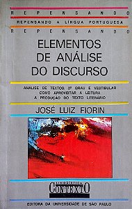 Livro Elementos de Análise do Discurso Autor Fiorin, José Luiz (1996) [usado]