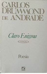 Livro Claro Enigma Autor Andrade, Carlos Drummond de (1991) [usado]