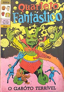 Gibi Quarteto Fantástico #12 Autor (1970) [usado]