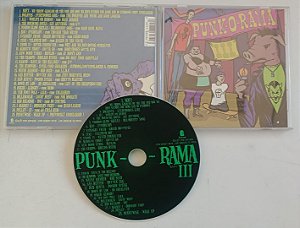 Cd Punk-o-rama 3 [coletânea Punk] Interprete Vários Artistas (1998) [seminovo]