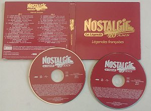 Cd Nostalgie 20 Ans - Lendas Francesas Interprete Vários Artistas (2003) [seminovo]