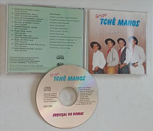 Cd Serviçal de Domas Interprete Grupo Tchê Manos [usado]