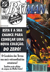 Gibi Batman #0 - Formatinho Autor (1996) [seminovo]