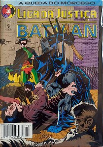 Gibi Liga da Justiça e Batman #10 - Formatinho Autor (1995) [seminovo]