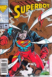 Gibi Superboy #8 - Formatinho Autor (1995) [seminovo]
