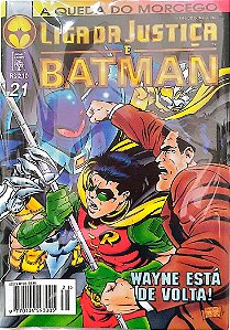 Gibi Liga da Justiça e Batman #21 - Formatinho Autor (1996) [usado]