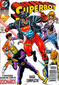 Gibi Superboy #7 - Formatinho Autor (1997) [seminovo]