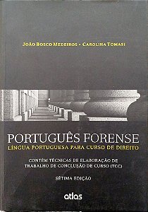 Livro Português Forense Autor Medeiros, João Bosco (2015) [seminovo]