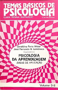 Livro Psicologia da Aprendizagem: Áreas de Aplicação Autor Witter (org.), Geraldina Porto (2001) [seminovo]