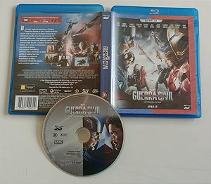 Dvd [blu-ray 3d] Capitão América 3: Guerra Civil Editora Irmãos Russo [seminovo]