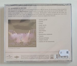 Cd ao Vivo - Ney Matogrosso Interprete Ney Matogrosso [novo]