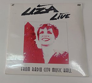 Disco de Vinil [laserdisc] Liza Live - From Radio City Music Hall Interprete Liza [novo]