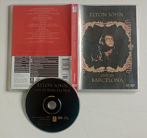 Dvd Elton John - Live In Barcelona Editora [usado]