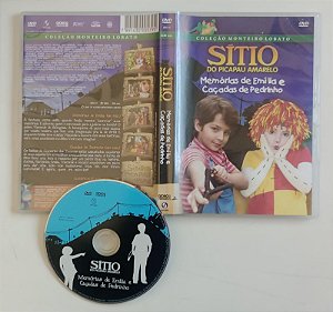 Dvd Sítio do Picapau Amarelo - Memórias de Emília e Caçadas de Pedrinho Editora Márcio Trigo e Outros [usado]