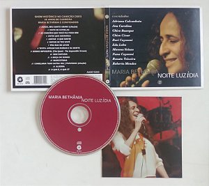 Cd Noite Luzidia Interprete Maria Bethânia e Vários Artistas (2013) [seminovo]