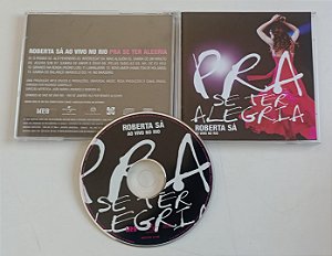 Cd Pra Se Ter Alegria - ao Vivo no Rio Interprete Roberta Sá (2009) [usado]