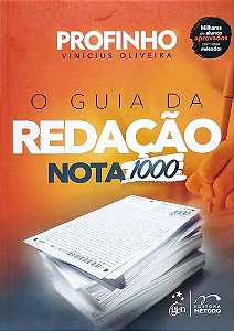 Livro o Guia da Redação Nota 1000 Autor Oliveira (profinho), Vinícius (2023) [seminovo]