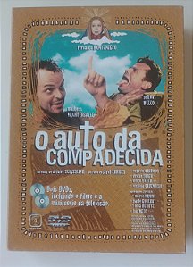 Dvd o Auto da Compadecida [filme e Minissérie] Editora Guel Arraes [seminovo]