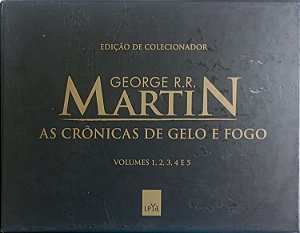 Livro as Crônicas de Gelo e Fogo - Box 5 Livros Autor Martin, George R.r. (2014) [usado]