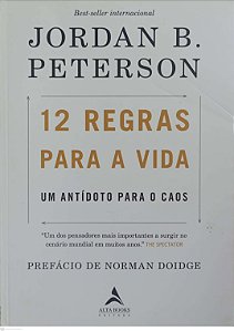Livro 12 Regras para a Vida Autor Peterson, Jordan B. (2018) [usado]