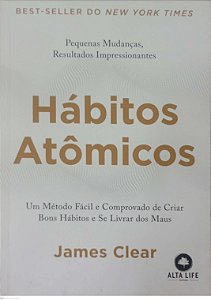 Livro Hábitos Atômicos Autor Clear, James (2019) [seminovo]