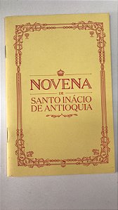 Livro Novena de Santo Inácio de Antioquia Autor Desconhecido [usado]