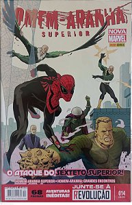 Gibi Homem-aranha Superior #14 - Nova Marvel Autor o Ataque do Sexteto Superior (2015) [usado]