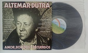 Disco de Vinil Amor, Boleros Y Recuerdos [lp 1970] Interprete Altemar Dutra (1970) [usado]