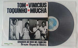 Disco de Vinil Gravado ao Vivo no Canecão [lp 1977] Interprete Tom, Vinicius, Toquinho e Miucha (1977) [usado]