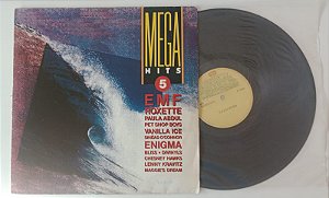 Disco de Vinil Mega Hits 5 [lp 1991] Coletânea Interprete Vários Artistas (1991) [usado]