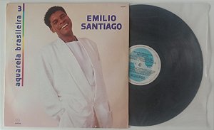 Disco de Vinil Aquarela Brasileira 3 [lp 1990] Interprete Emílio Santiago (1990) [usado]