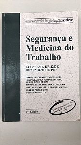 Livro Segurança e Medicina do Trabalho Autor Desconhecido (2004) [usado]