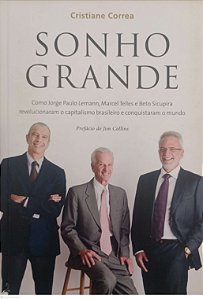 Livro Sonho Grande Autor Correa, Cristiane (2013) [usado]